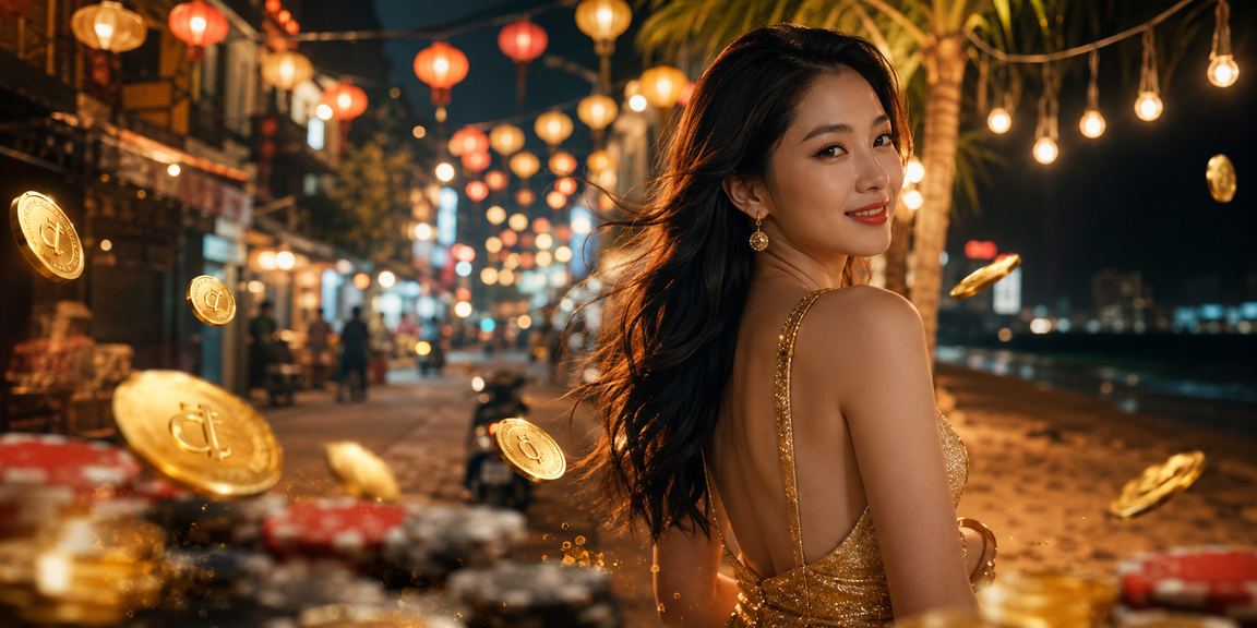 Người chơi nhận cashback bonus tại khu phố đèn lồng Hà Nội về đêm
